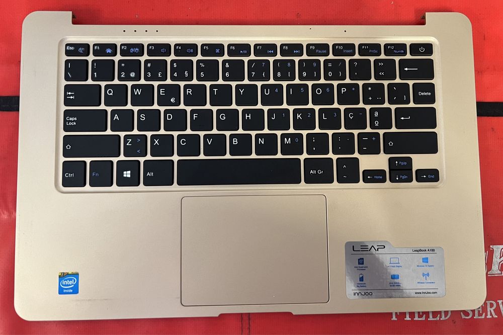 Teclado com touchpad Leapbook A100