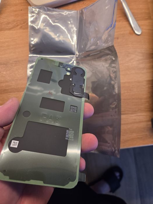 Czarna klapka bateri tylnie plecki do Samsunga S25 + plus  orginał