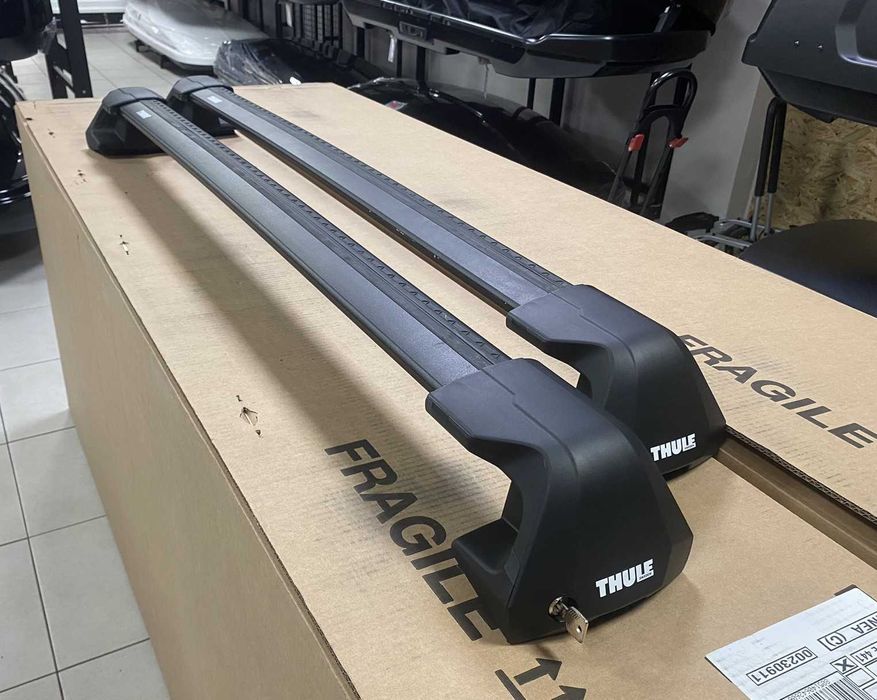 Багажник Thule Швеция поперечины упоры крепежи на крышу любого авто БУ киты палки перекладины ригеля стальные алюминиевые каплевидные Wingbar Evo