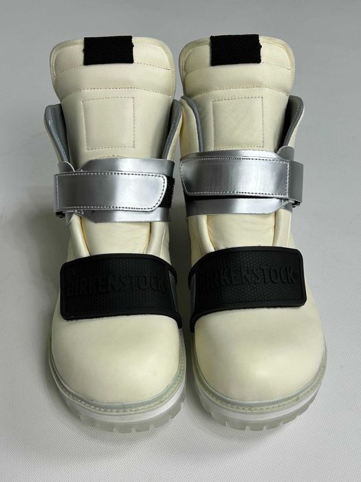 Кеди RICK OWENS & BIRKENSTOCK boots worldwide shipping білі кеды белые