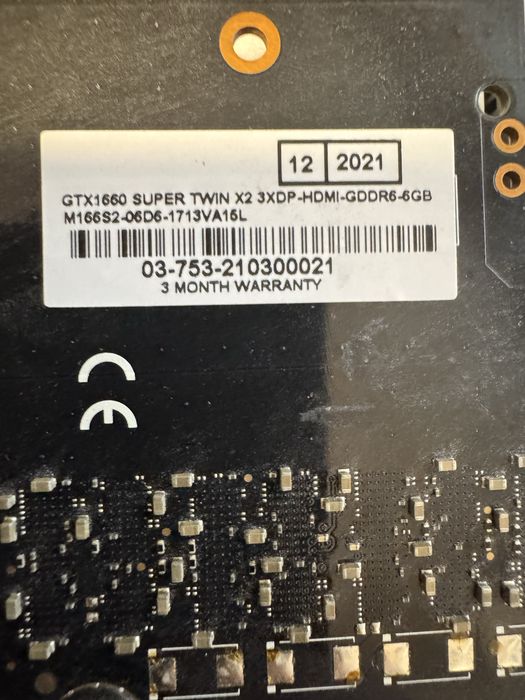 продам видеокарту gtx 1660 super