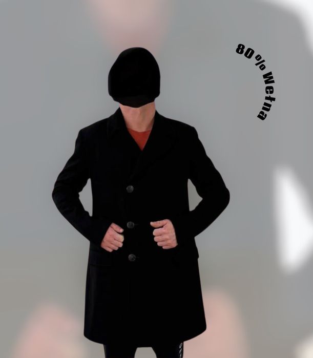 Karl Lagerfeld płaszcz wełnieny męski M/L
80%wełny 
rozmiar M/L
Osoba