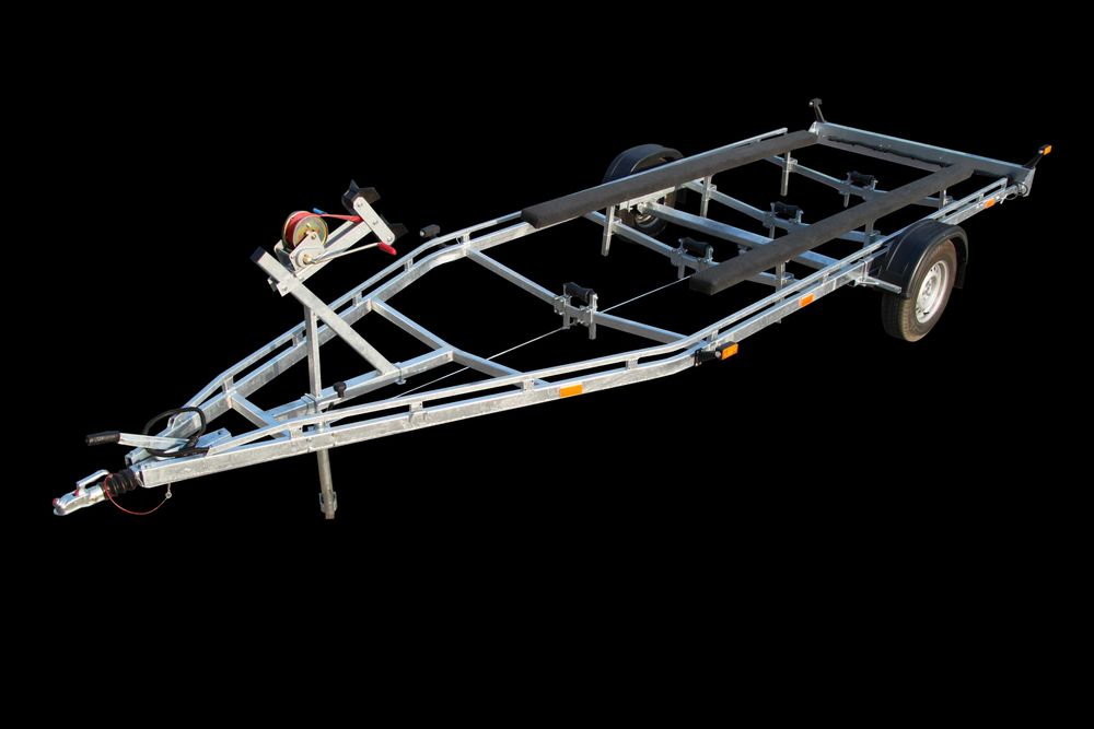 Nowa przyczepa podłodziowa PP-1100,  DMC 1100 kg, ładowność 800 kg