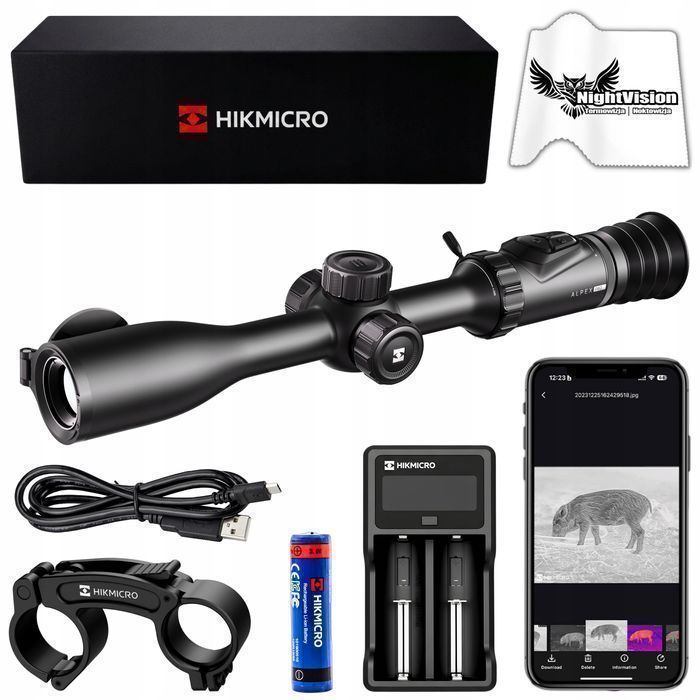Luneta Noktowizyjna Celownik HIKMICRO Alpex 4K PRO A50P bez IR
