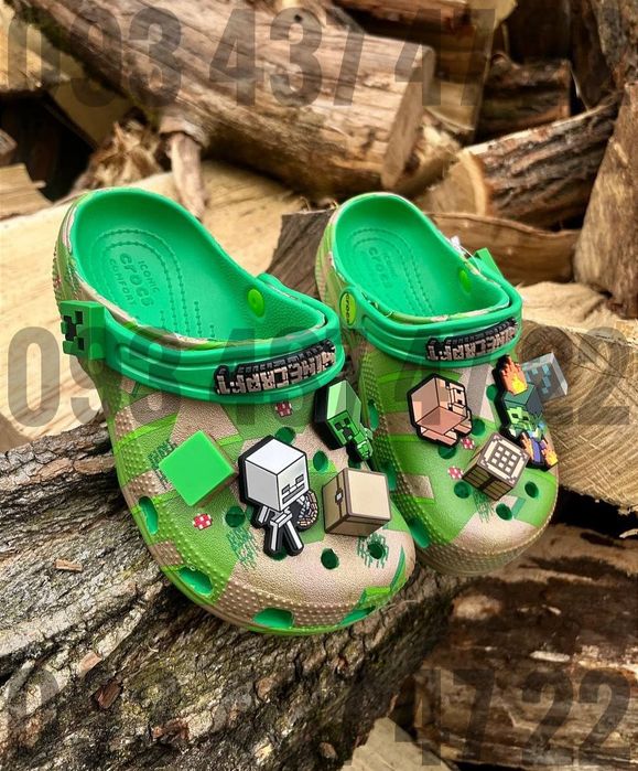 Дитячі крокси Crocs Classic Kids Minecraft Clog Crocs Kids