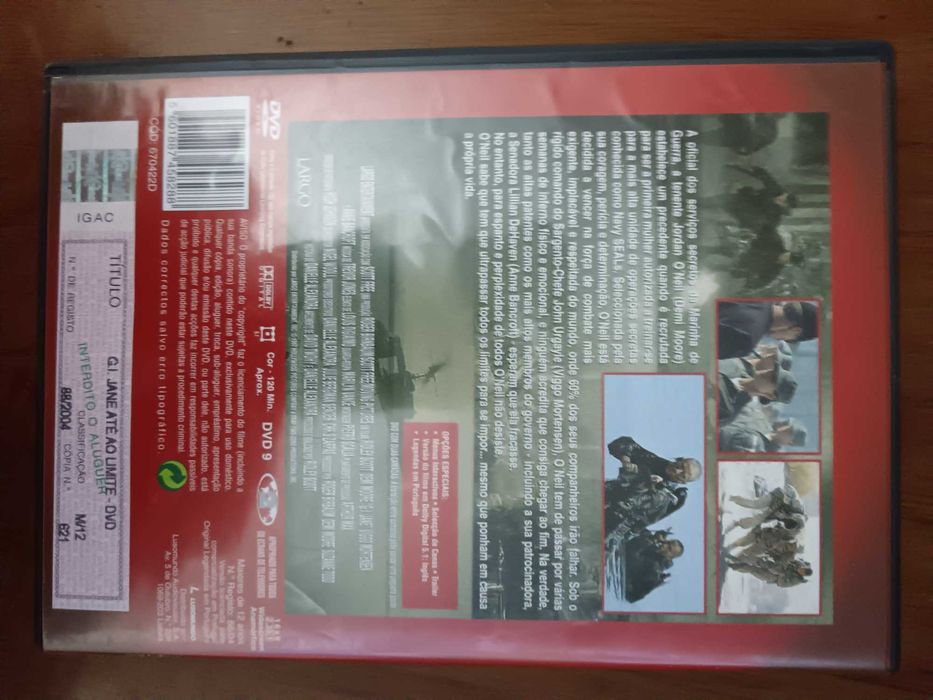 filme dvd original - g. i. jane ate ao limite