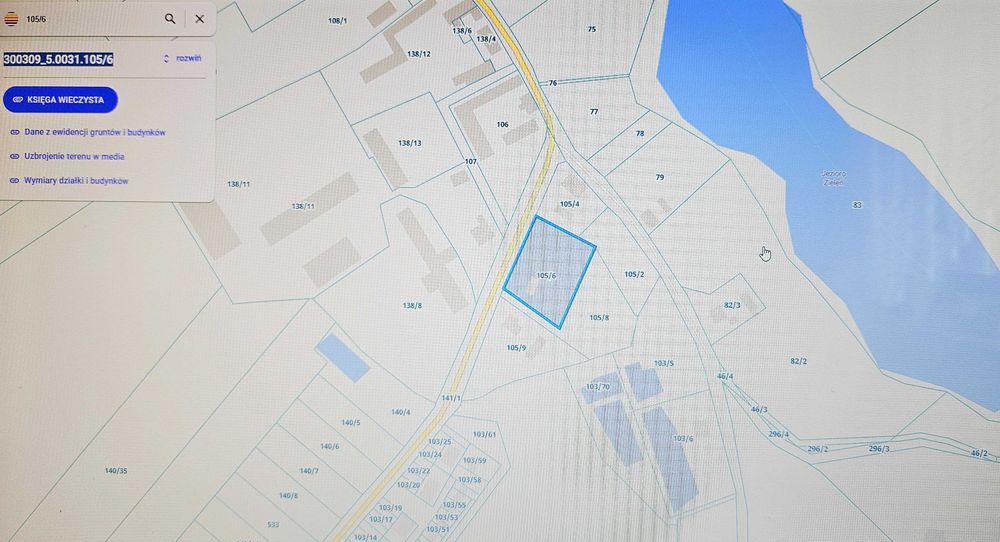 Działka 3000 metrów blisko jeziora