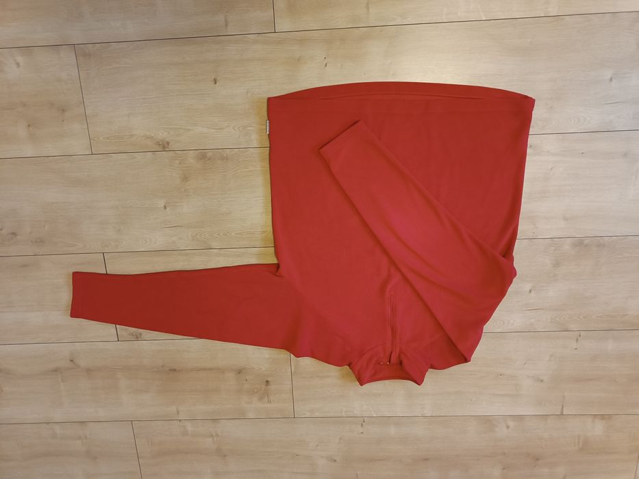 Polar męski Decathlon Quechua czerwony