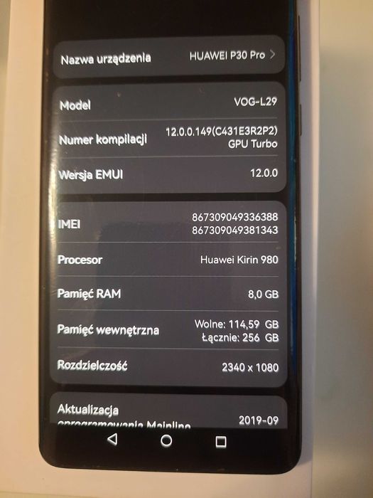 Huawei P30 PRO 8/256GB, warty uwagi!