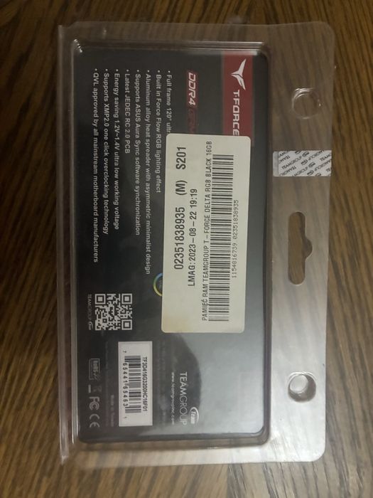 Pamięć TeamGroup T-Force Delta RGB DDR4 16GB 3200mHz CL16