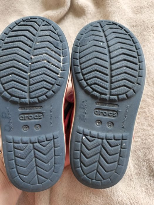 Crocs dziecięce c8 roz24-25 granatowe