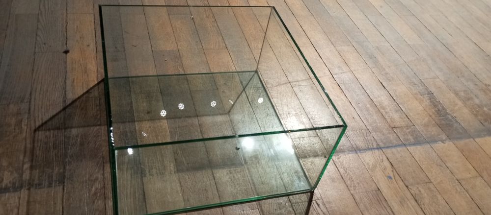 Akwarium szklane klosze szklany 40x40x20 akwarium na gryzonia mysz