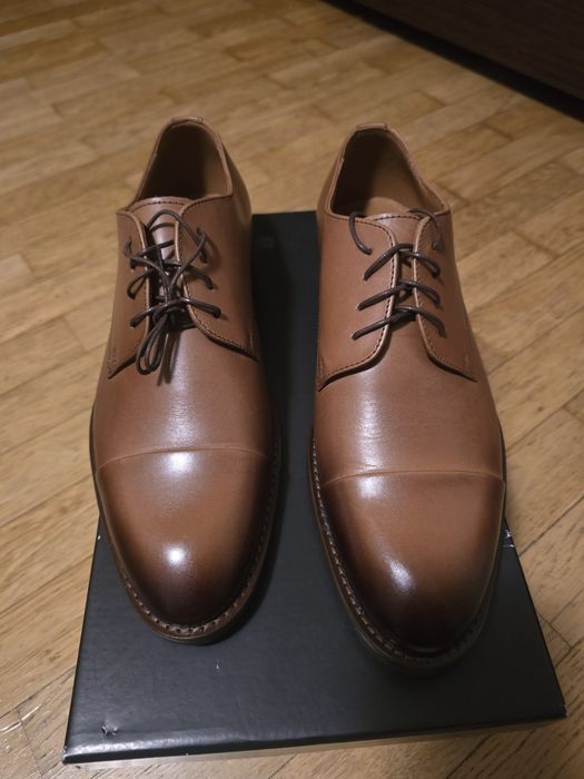 Nowe buty derby - Vistula Falcon - rozm. 40 - skórzane brązowe