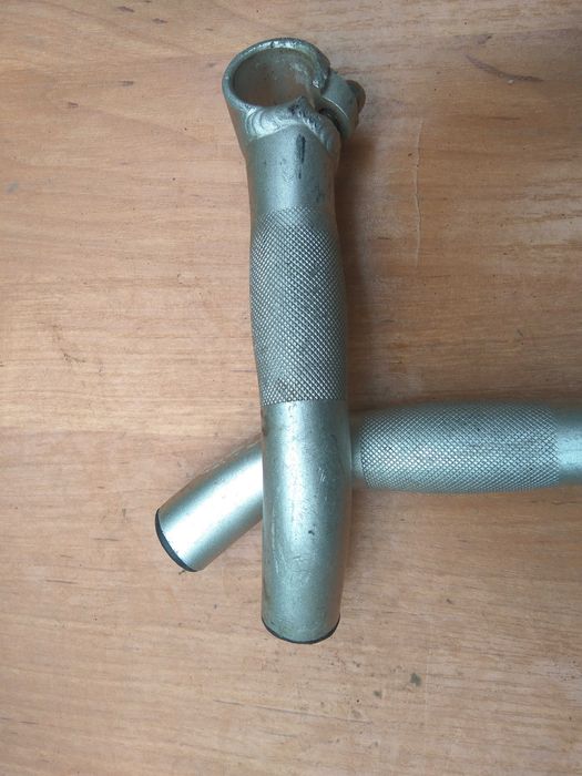Rogi na kierownicę Alu Dł.14cm  Szare Polecam