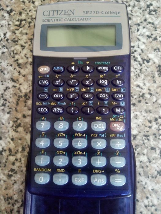 Calculadora scientific Citizen sr270-college