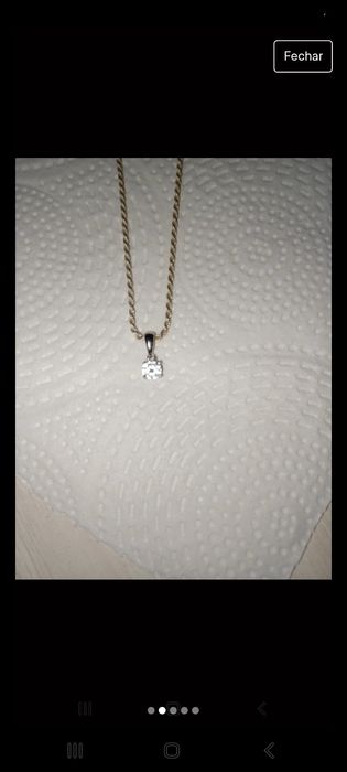 Colar prata como novo