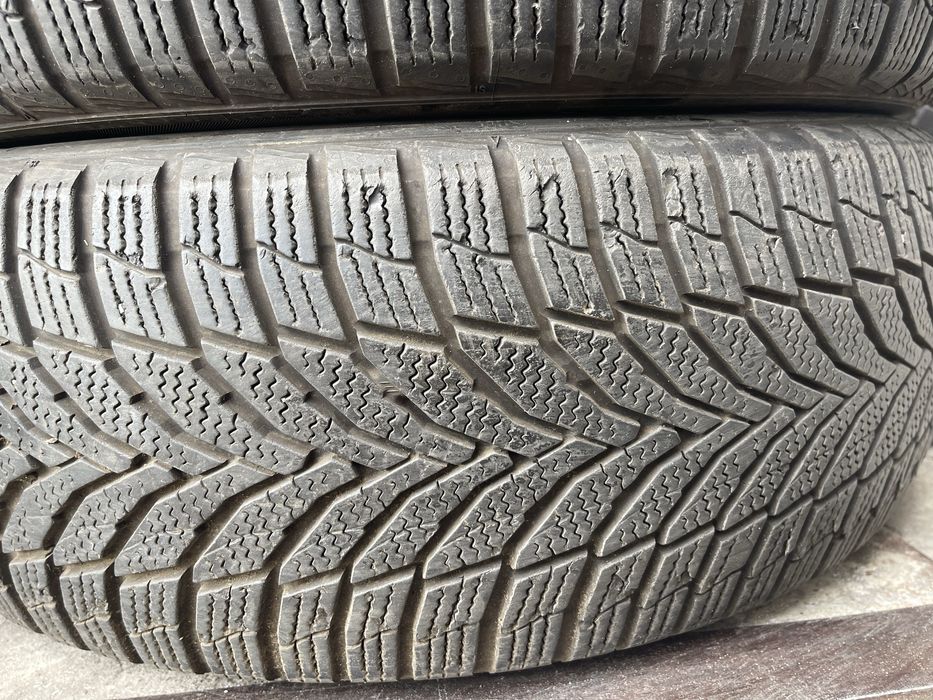 Шины 225/60 R17 Nexen б/у пара зима 6мм U1