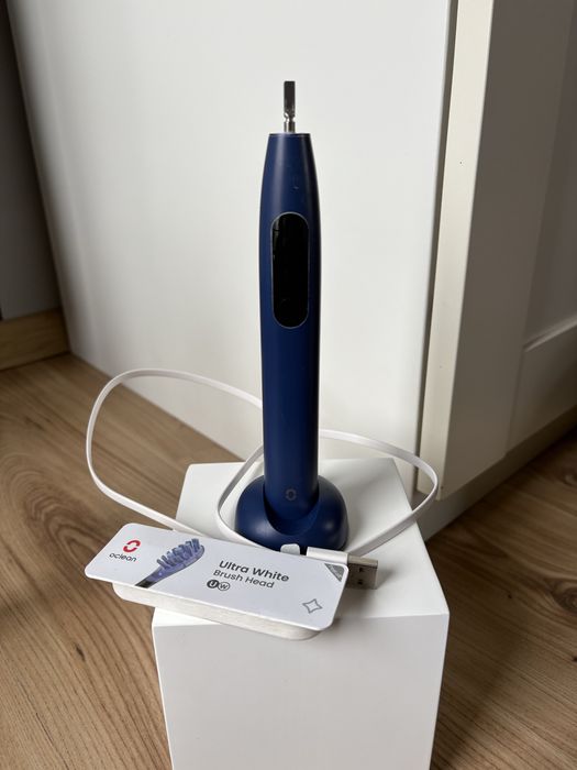 Szczoteczka elektryczna Oclean X Pro granatowa + nowa główka+ładowarka