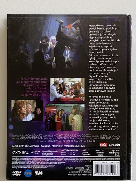 Oszukane „To nie mialo prawa się zdarzyć” film DVD TVN
