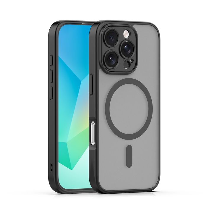 Nakładka Mag Matt do iPhone 16 Pro Max 6,9 czarna camera protection