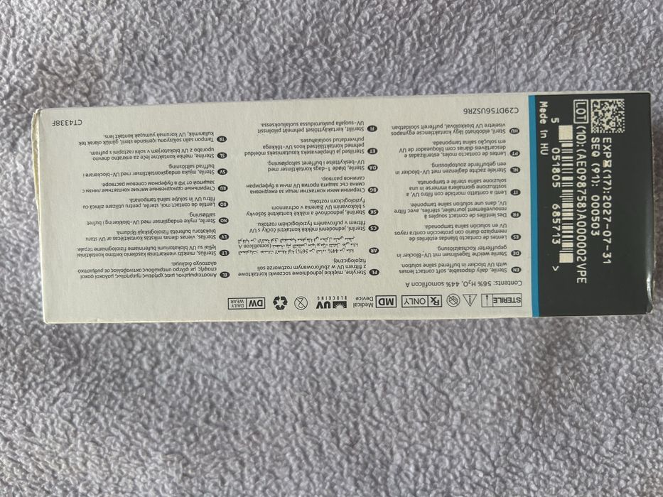 Линзы для глаз Switch «-2,75» однодневные