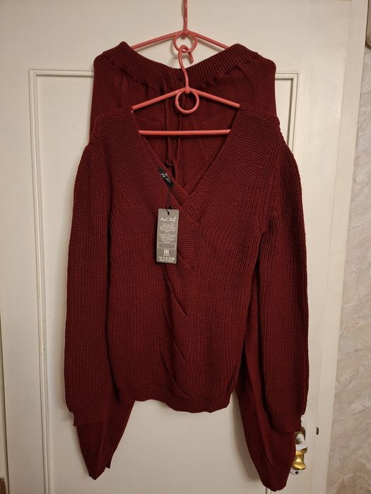 Костюм бордо в'язаний розмір 46., Турция, новий
