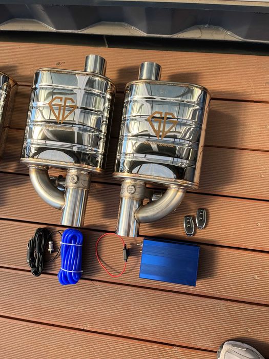 НОВА електрична вакуумна заслонка на вихлопну систему в наявності