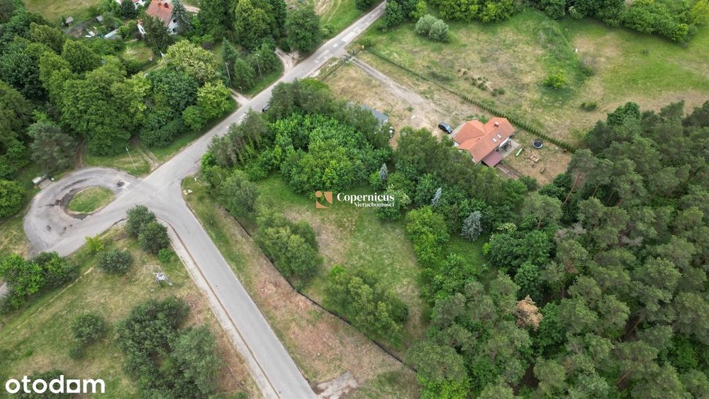 Działka budowlana na Glinkach przy lesie