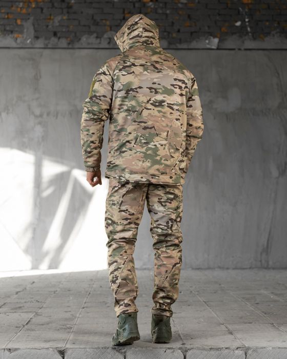 Мультикам костюм зимний военный софтшел утепленная форма бушлат штаны