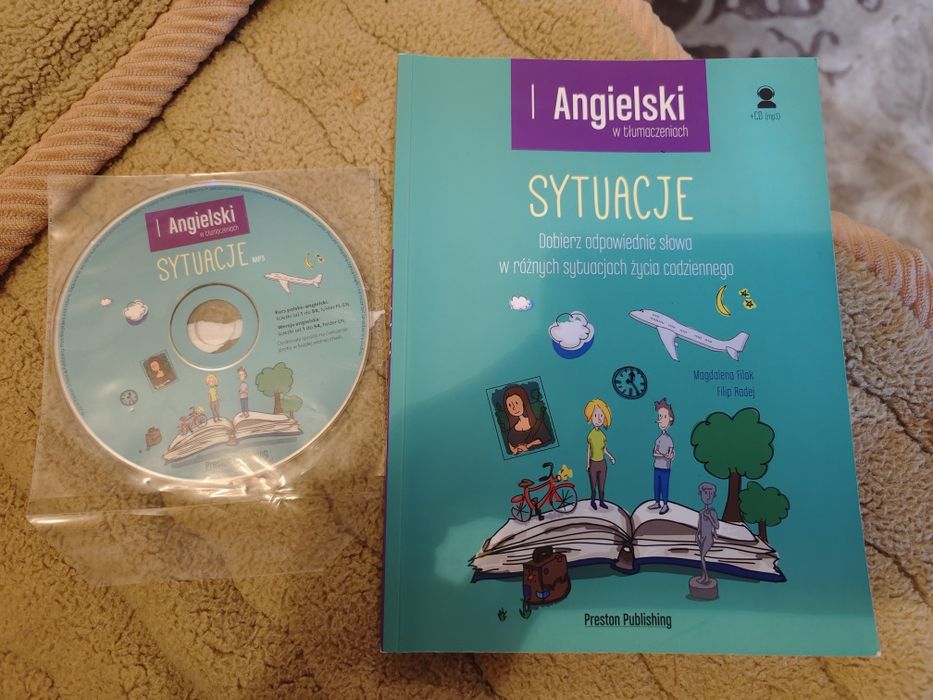 Angielski Sytuacje + płyta CD MP3 do samochodu nauka języka