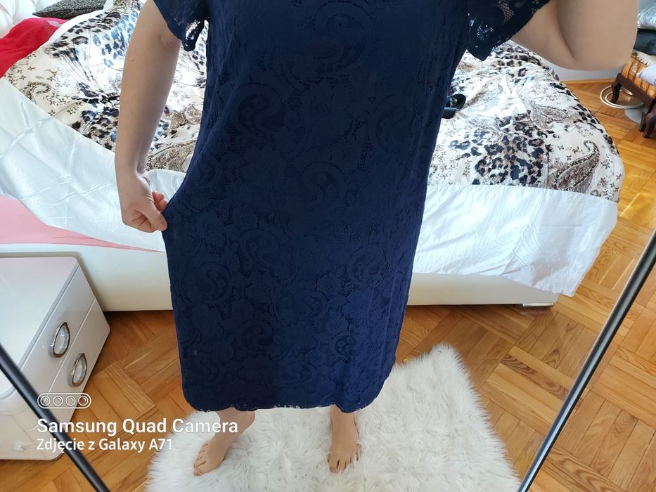 Sukienka koronka Dorothy Perkins 46 jak nowa zalando