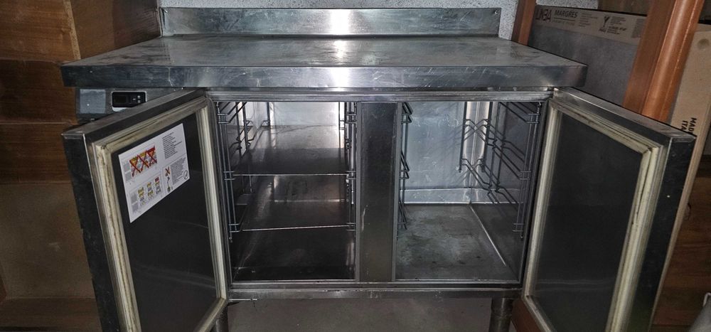 Balcão refrigerado inox  para bebidas etc