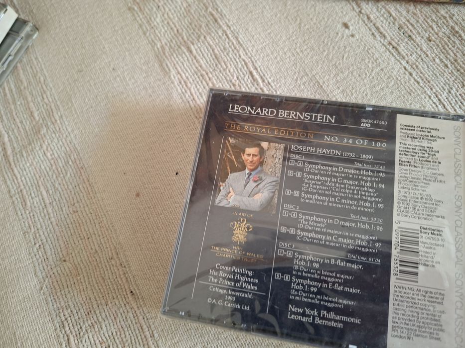 Leonard Bernstein 5 cds novos selados