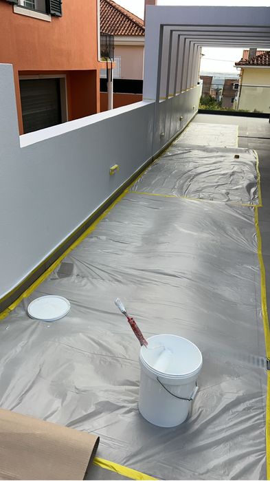 Pinturas, exterior e interior..