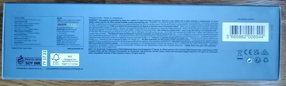 Comando Multiplataforma Nacon MG-XPRO Android- novo, 3 anos garantia