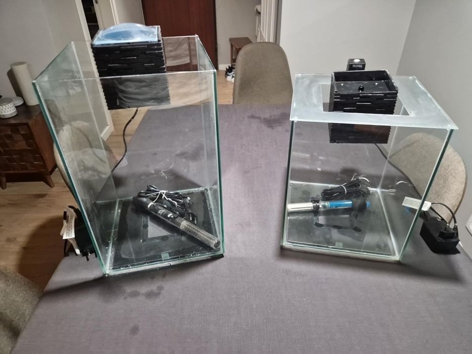 2 Aquários Fluval Chi  – filtro e termóstato incluídos