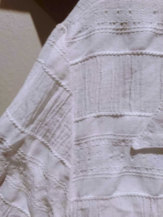 bluzka biała krótki rękaw 40-42/L-XL