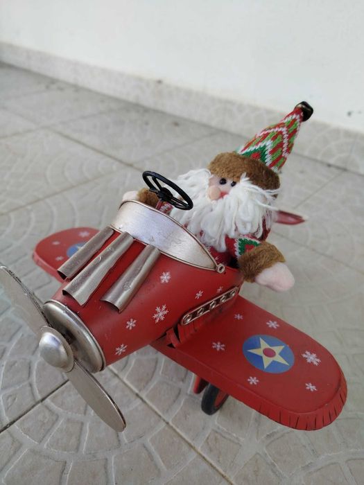 Figura Avião tema Natal