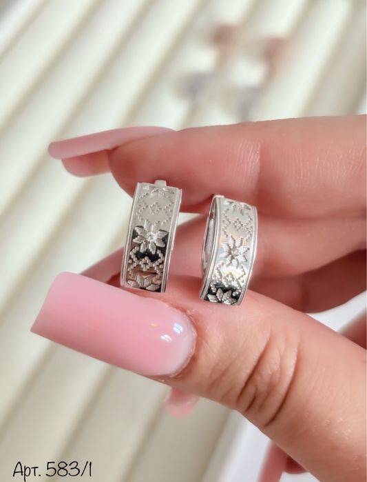 Сережки срібні 925 проби