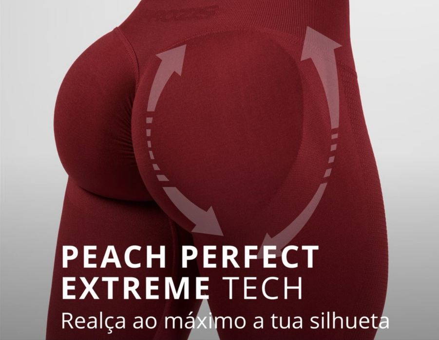 Leggings de Cintura Média Prozis Musefit Vermelho