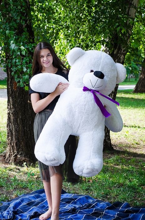 Великий плюшевий ведмедик Ветлі 130 см.Купити ведмедика РОЗПРОДАЖ!