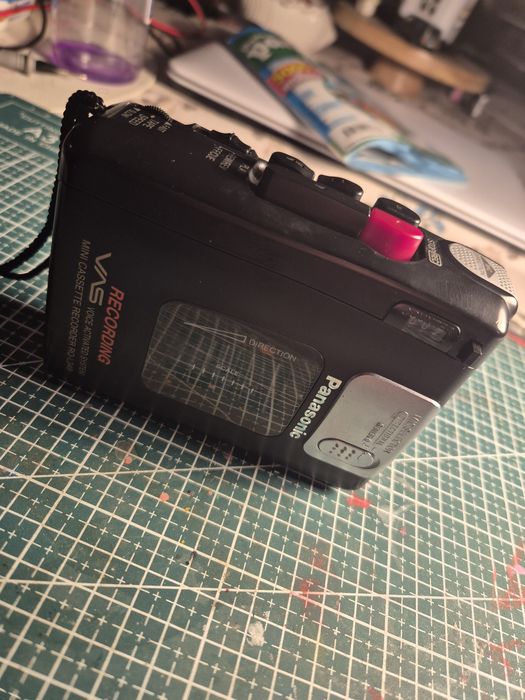 Najbogatszy Panasonic rq-l349 z nagrywaniem i głośnikiem 100%
