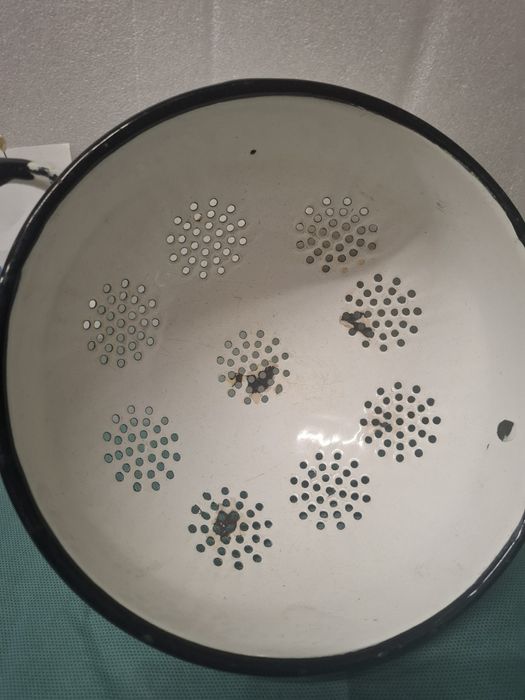 Durszlak emaliowany prl