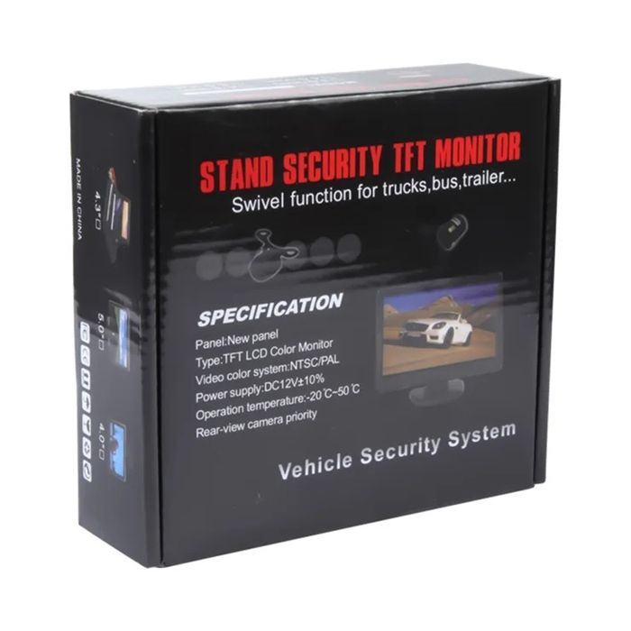 Автомобільний TFT LCD монітор діагоналлю 4,3 дюйма