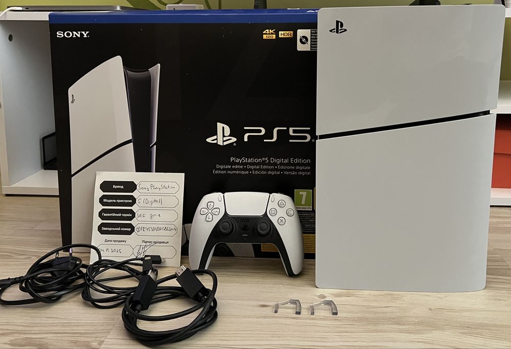 Sony ps5 digital edition в ідеальному стані з гарантією