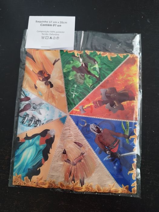Saco 7 linhas de umbanda, bolsa orixás