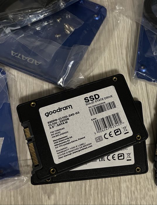 ssd диски sata III 2.5” Goodram CL100 240gb