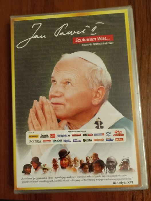 "Jan Paweł II, szukałem was", folia, film DVD, stan idealny