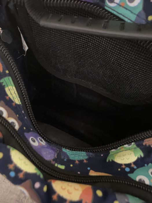 Plecak szkolny w sówki