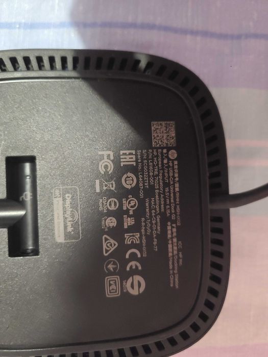 Док-станція HP Thunderbolt Dock G2 G4 G5